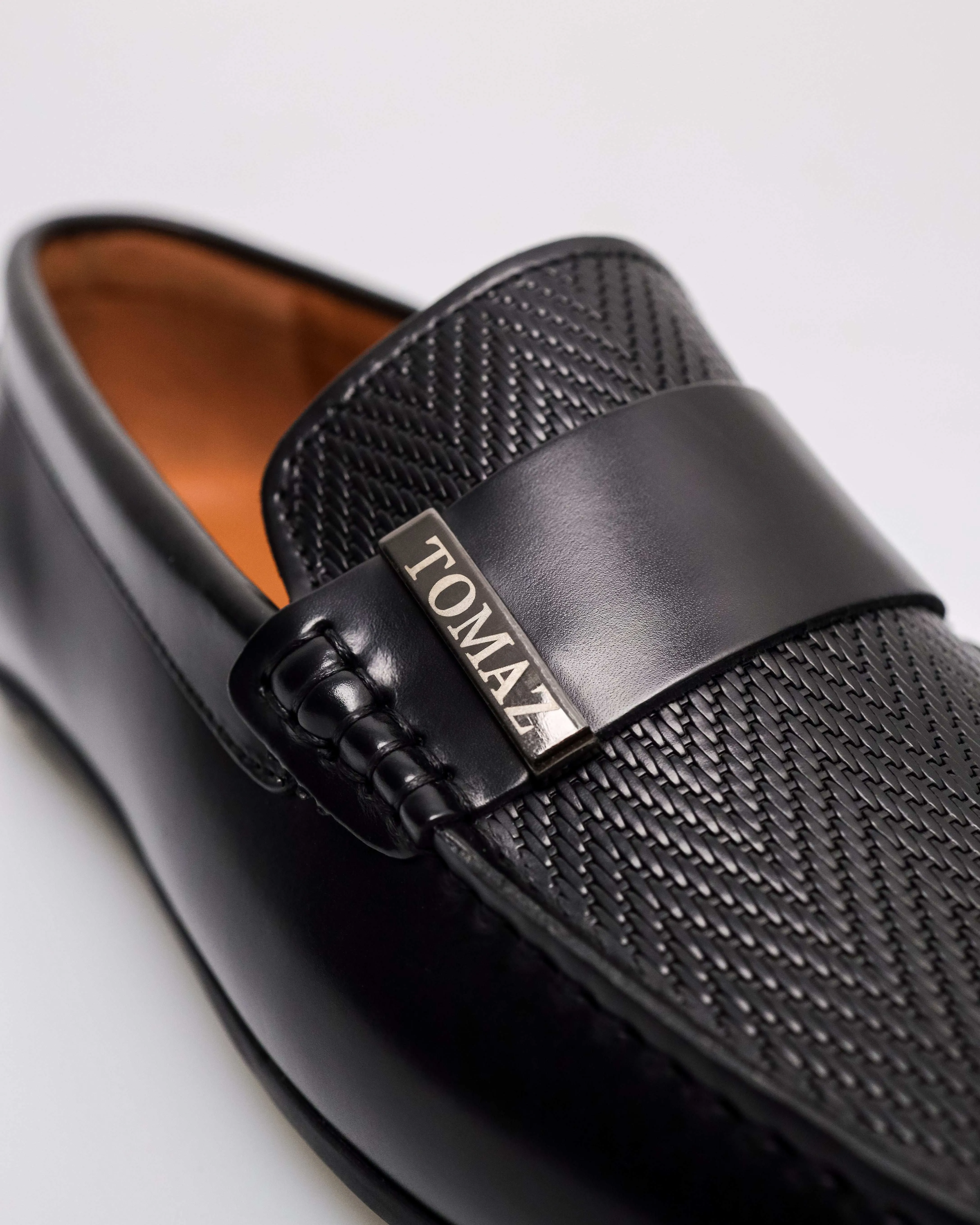 Tomaz C671 Men's Classic Textured Moccasins